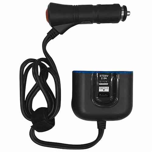 【KINYO】車用USB點菸器擴充座(CRU-35)