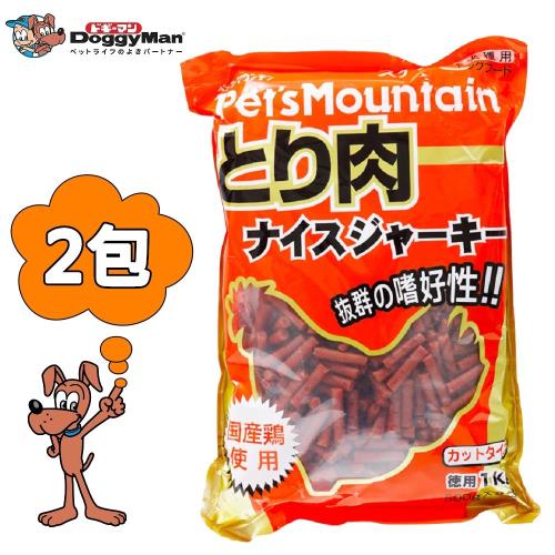 【DoggyMan】犬用沛斯特短切雞肉條 1kg x2包