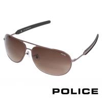 POLICE 都會時尚飛行員太陽眼鏡 (古銅色) POS8736E0K01