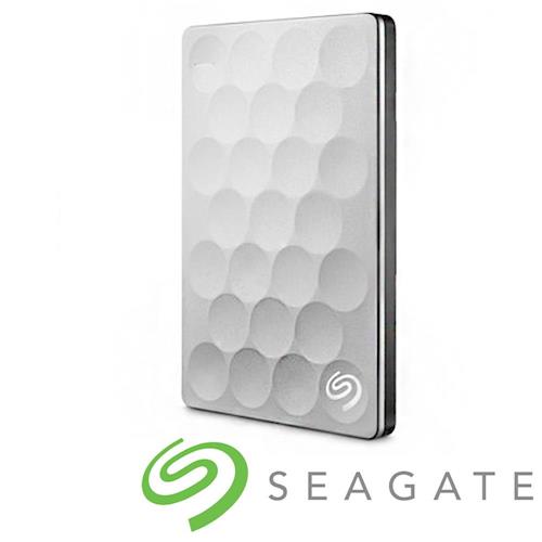 Seagate Backup Plus Ultra Slim 2.5吋外接硬碟 1TB 白金色