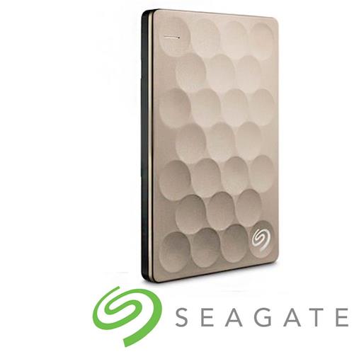 SeagateBackup Plus Ultra Slim2.5吋外接硬碟 1TB金色