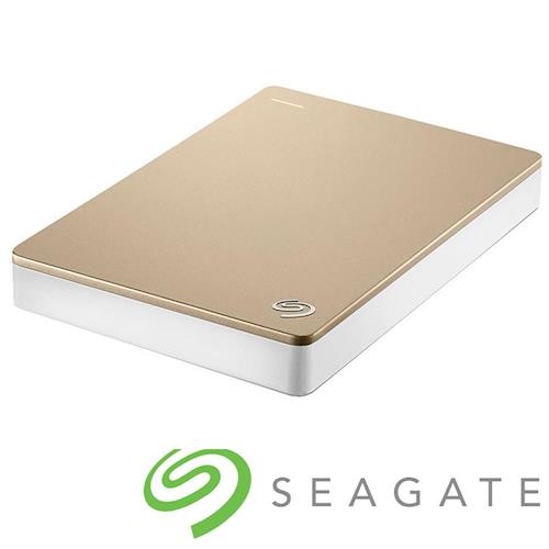 SeagateBackup Plus2.5吋外接硬碟 4TB金色