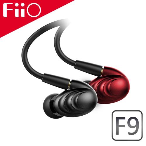 FiiO MMCX接頭可換線三單元圈鐵入耳式線控耳機(F9)