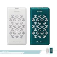 Samsung三星 原廠Galaxy S5 G900專用 時尚皮套-和平標誌 插卡翻頁 書本式保護套 (台灣公司貨)