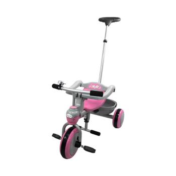 【久達尼】手控三輪車 (粉) TCV-T500