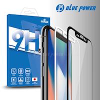 BLUE POWER Apple iPhone X 3D 曲面 滿版 9H鋼化玻璃保護貼 黑/白