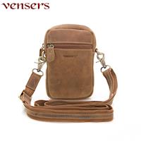 vensers小牛皮潮流個性包腰包瘋馬皮ND301701
