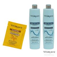 義大利Vitalcare蓓珂兒 SEBO淨深層平衡水亮7件組(2洗+5包髮膜)