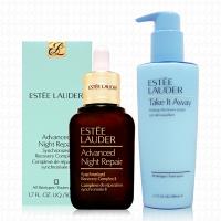 ESTEE LAUDER雅詩蘭黛 清新淨妍潔顏露200ml+特潤超導修護露50ml