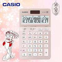 CASIO卡西歐-14位數商用季節限定櫻花計算機/JS-40B-PK