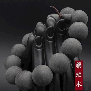 水晶藥珀木佛珠手鏈念珠