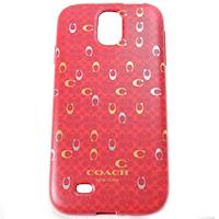 COACH C LOGO Samsung S4 手機保護殼(紅)
