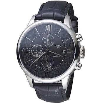 天梭 TISSOT 杜魯爾系列計時機械腕錶 T0994271605800