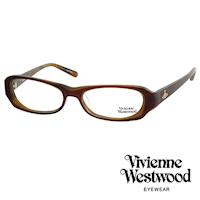 Vivienne Westwood 光學平光鏡框★經典LOGO造型★英倫龐克風(咖啡) VW176E02