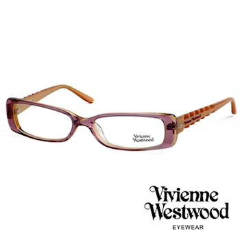 Vivienne Westwood 光學鏡框★骨棒龐克造型★英倫龐克風/平光鏡框(粉晶紫) VW175E01