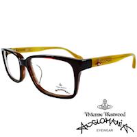 Vivienne Westwood 英國Anglomania亮眼配色光學眼鏡(琥珀+黃)AN281E04