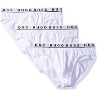 HUGO BOSS 男時尚彈力白色三角內著3件組(預購)
