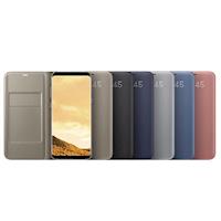 SAMSUNG S8+ 原廠LED皮革翻頁式皮套