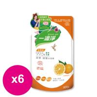 楓康一滴淨蘆薈多酚洗潔精-柑橘植萃 800gX6包