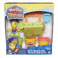 任-【 Play-Doh 培樂多黏土 】城市系列 - 交通工具組 - 水果攤車