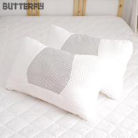 【BUTTERFLY】蜂巢透氣釋壓枕 立體針織表布 台灣製造-一入