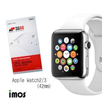 imos Apple Watch 42mm第三代 超抗撥水疏水疏油效果保護貼-兩入