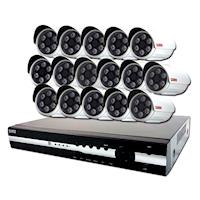 KN - HD 1080P 16路DVR+16支1080P攝影機監控套餐(聲寶)