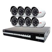 KN - HD 1080P 16路DVR+8支1080P攝影機監控套餐(聲寶)