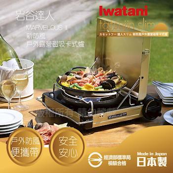 日本Iwatani岩谷新防風手提收納卡式爐-日本製造CB-MVS-2