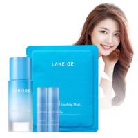 LANEIGE蘭芝 晚安晶亮眼膜/面膜組