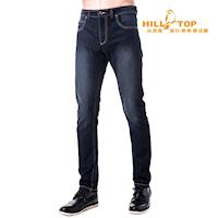 【hilltop山頂鳥】男款保暖牛仔褲H31MK0深藍