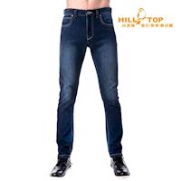 【hilltop山頂鳥】男款保暖牛仔褲H31MK0藍
