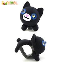【ZOONIMAL】STORY 動物自行車燈用LED白光前燈-Nica妮可貓/黑貓