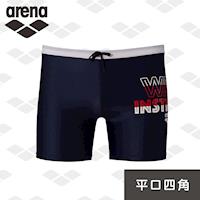限量 秋冬新款 arena 健身休閒款 LMS7232MA 男士 平口四角 舒適 抗氯速乾 時尚款 泳褲