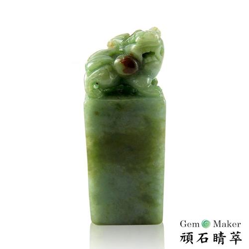 【GemMaker頑石睛萃】吸金貔貅天然A貨印章02