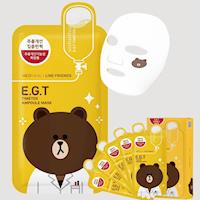 MEDIHEAL美迪惠爾 LINE FRIENDS 熊大逆時抗皺活膚保濕導入面膜10片/盒