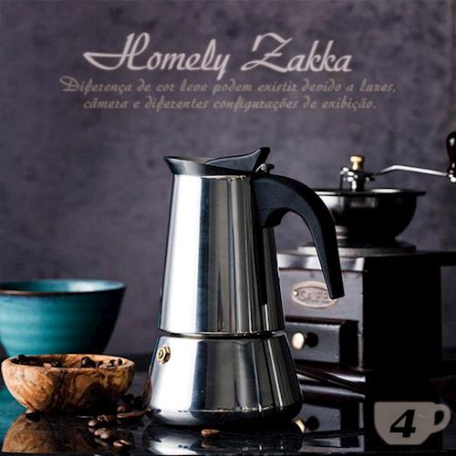 Homely Zakka 都會簡約不鏽鋼咖啡壼摩卡壼 4杯