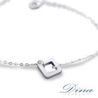 DINA JEWELRY蒂娜珠寶 北歐簡約款 時尚純銀手鍊 (DML51397)