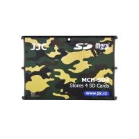JJC 4張Micro SD記憶卡儲存盒MCH-SD4YG迷彩(名片型)