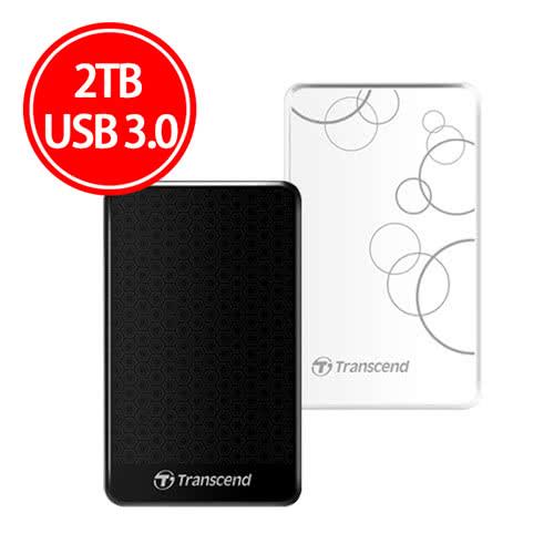 Transcend 創見 StoreJet 25A3 2TB USB 3.0 2.5吋抗震行動硬碟