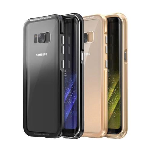 水漾 Glass Samsung S8 Plus 金屬邊框玻璃背蓋保護殼