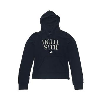 AIU100%【HOLLISTER Co.】HCO 女款藏青色LOGO長袖帽T(352-524-0136-023)