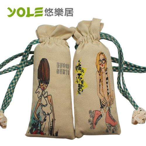 YOLE悠樂居 香炭包4入組 束口可懸掛-百變女生