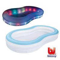 《哈街》Bestway。變色彩燈家庭充氣戲水/泳池