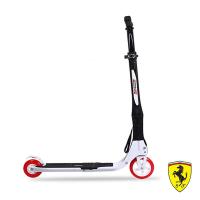 《哈街》FERRARI。法拉利快速折疊2輪滑板車-經典黑白款