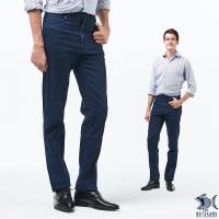 【NST Jeans】無重力波紋 澄藍 秋冬單寧長褲(中腰) 395(66497)