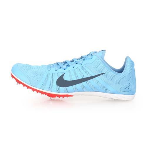NIKE ZOOM D 男女田徑釘鞋-中距離 天藍深灰
