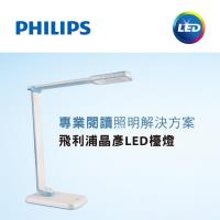 (買就送卡赫那拉抗菌噴霧) PHILIPS飛利浦 SPADE PLUS 晶彥 LED 檯燈(藍 )71663