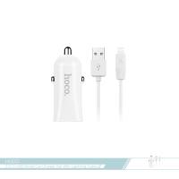 hoco.浩酷 精英2.4A車用iPhone數據線充電套裝(Z12) 雙USB車充頭 + 蘋果傳輸線