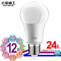 太星電工 LED燈泡 E27/12W/白光(24入)